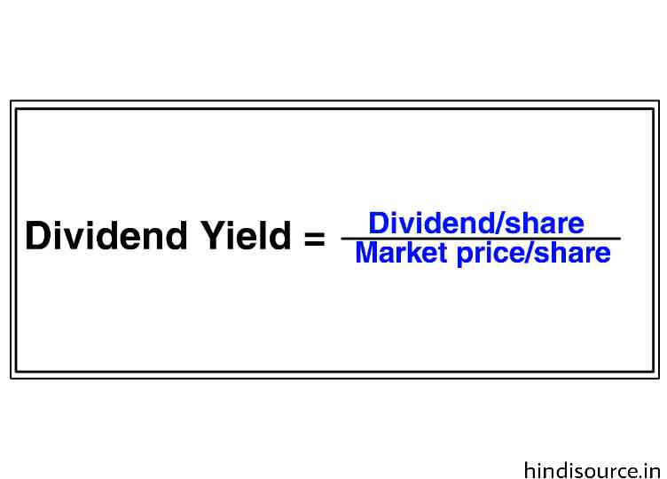 dividend yield in hindi